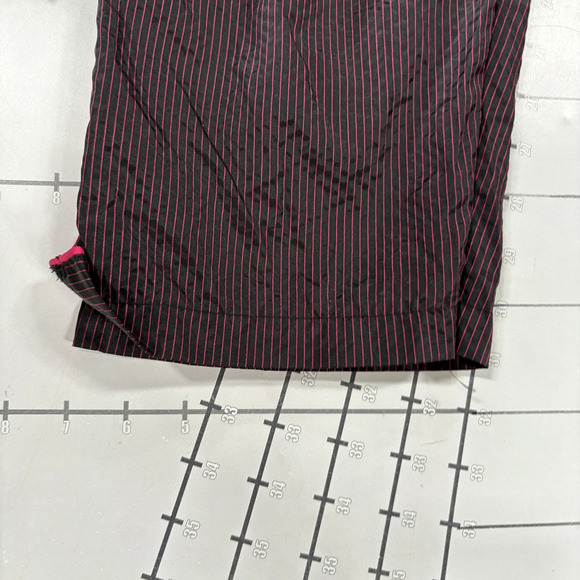 Vintage Puma Windbreaker Pants Womens M Purple Pinstripe Ankle Zip 80s Soccer - Picture 8 of 8